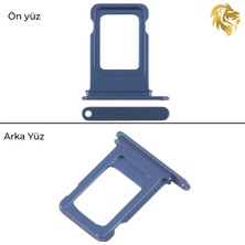 Arsking Iphone 17 Pro Max Sim Yuvası , Sim Tepsisi, Sim Aparat, Sim Yeri, Sim Tray, Tekli, Sim Çekmecesi / Çift, Ikili, Çiftli, Dual 17 Pro Max Uyumlu (Mavi)