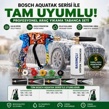 Polham Tüm Bosch Aquatak Serisi ile Uyumlu Basınçlı Yıkama Makineleriyle Uyumlu Profesyonel Araç Yıkama Tabanca Seti