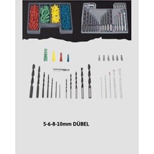 Belle Fusion Mey Ithalat® Matkap Ucu Seti 24 Parça Organizer Kutulu Ahşap Metal Beton Uyumlu Yeni Nesil