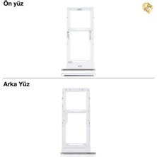 Arsking Samsung Galaxy A51 Sim Iç Yuvası Çiftli ile Uyumlu Beyaz Çiftli Sim Yuvası Ikili Sim Tepsisi Çiftli Sim Aparatı Dual Sim Çekmecesi