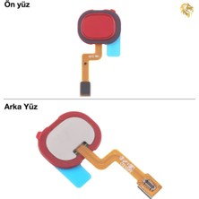 Arsking Samsung Galaxy A21S Parmak Izi Filmi ile Uyumlu Kırmızı Parmak Izi Film Kablosu Parmak Izi Sensörü Filmi Home Tuşu Film Kablosu Touch Id Film Kablosu Parmak Izi Soketi