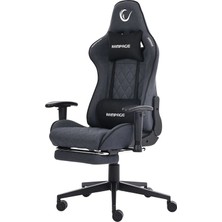 Rampage KL-R29 Myth Pro Üst Seviye Terletmez Kumaş   Gri Gaming Oyuncu Koltuğu
