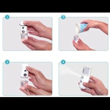 Belle Fusion Mey Ithalat® Şarjlı Mini Yüz Nemlendirici Dezenfektan Cihazı Mist Sprayer