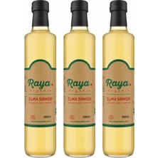 Raya Organik Organik Elma Sirkesi 500ML x 3 Adet
