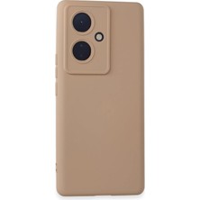 Mbb E-Ticaret Mey Ithalat®  Vivo V29 Lite Kılıf Nano Içi Kadife Silikon - Pudra