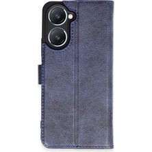 Mbb E-Ticaret Mey Ithalat®  Vivo Y18 Kılıf Trend S Plus Kapaklı Kılıf - Lacivert