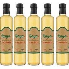 Raya Organik Organik Elma Sirkesi 5’li Set (500 ml x 5)