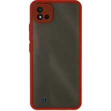 Mbb E-Ticaret Mey Ithalat®  Realme C11 2021 Kılıf Montreal Silikon Kapak - Kırmızı