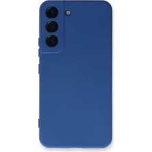 Mbb E-Ticaret Mey Ithalat®  Samsung Galaxy S23 Kılıf Nano Içi Kadife Silikon - Mavi