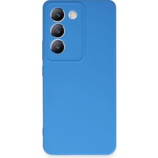 Mbb E-Ticaret Mey Ithalat®  Vivo V30 Lite 4g Kılıf First Silikon - Mavi
