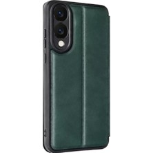 Mbb E-Ticaret Mey Ithalat®  Samsung Galaxy S25 Edge Flip Cover - Koyu Yeşil
