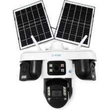 Hikvision Okam O-Kam OK-S-337 Premium Aov 4g 4 Lens Solar Ptz Kamera