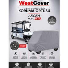 WestCover Arora Polo Plus Tenteli 4-Tekerlekli Elektrikli Moped Uyumlu Su Geçirmez|uv Koruyucu|toz Geçirmez Koruma Brandası