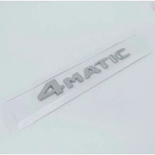 İdeal Aksesuar 4 Matic Bagaj Arma Yazı Logo Sticker Abs Krom Üretim Ithal Car Aksesuar