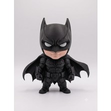 Poply Bizz 3D 13 cm Siyah Pelerinli Yarasa Adam Figürü - Efsanevi Çizgi Roman Karakteri Maskeli Adam Biblosu