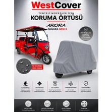WestCover Arora Navara New x Tenteli 3-Tekerlekli Elektrikli Moped Uyumlu Su Geçirmez|uv Koruyucu|toz Geçirmez Koruma Brandası