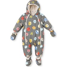 TeknoKapsül Midimod Erkek Bebek Astronot Tulum Hayvan Baskılı Fermuarlı Kapüşonlu Long Sleeve Lastikli - Fiyatı, Yorumları