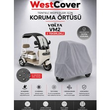 WestCover Volta Vm2 3-Tekerlekti Elektrikli Moped  Uyumlu Su Geçirmez|uv Koruyucu|toz Geçirmez Koruma Brandası