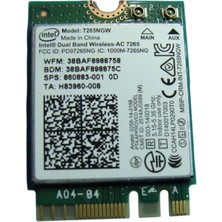 Intel 7265NGW Dual Wifi Card H83960