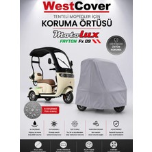 WestCover Motolux Fayton Fx 09 3-Tekerlekli Elektrikli Moped Uyumlu Su Geçirmez|uv Koruyucu|toz Geçirmez Koruma Brandası