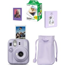 Fujifilm Instax Mini 13 Fotoğraf Makinesi-20'li Film-Büzgülü KILIF-64LÜ Albüm ve Mıknatıslı Çerçeve Seti