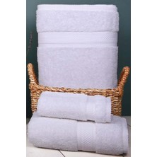 Arliva Terra Bukle Bordürlü 2'li Set Beyaz 33X33