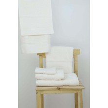Arliva Terra Bukle Bordürlü 2'li Set Ekru 33X33