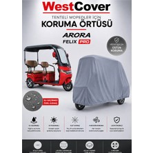 WestCover Arora Felix Pro 3-Tekerlekli Elektrikli Moped Uyumlu Su Geçirmez|uv Koruyucu|toz Geçirmez Koruma Brandası