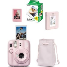 Fujifilm Instax Mini 13 Fotoğraf Makinesi-20'li Film-Büzgülü KILIF-64LÜ Albüm ve Mıknatıslı Çerçeve Seti