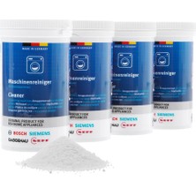 Bosch Çamaşır Makinesi Temizleyici - Kötü Koku Önleyici ve Derinlemesine Temizlik, 200 gr (4 x 200 Gr) - Almanya Menşeli