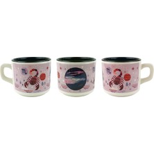 Palto Tasarım Kişiye Özel Akrep Burcu Tasarımlı Beyaz Burc Kupa - Hediyelik Kupa Fincan Mug