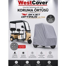 WestCover Skyjet Optimus Ultra 3-Tekerlekli Elektrikli Moped Uyumlu Su Geçirmez|uv Koruyucu|toz Geçirmez Koruma Brandası