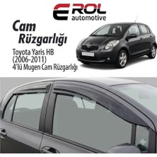 Erol Otomotiv Toyota Yaris Hb 2 (2006-2011) 4'lü Mugen Cam Rüzgarlığı