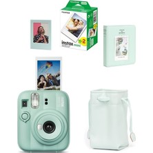 Fujifilm Instax Mini 13 Fotoğraf Makinesi-20'li Film-Büzgülü KILIF-64LÜ Albüm ve Mıknatıslı Çerçeve Seti