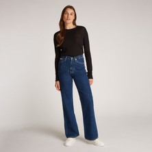 Calvin Klein Kadın Mavi Pantolon