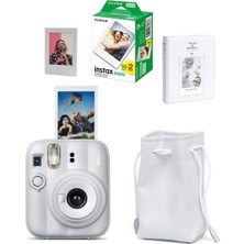 Fujifilm Instax Mini 13 Fotoğraf Makinesi-20'li Film-Büzgülü KILIF-64LÜ Albüm ve Mıknatıslı Çerçeve Seti