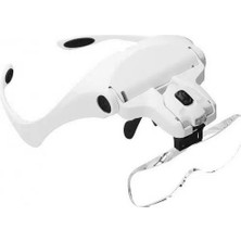 Mbb E-Ticaret -5 Lens 1.0x-3.5x, 2led Işıklı  ile Ayarlanabilir Gözlük BÜYÜTEÇ9892B2