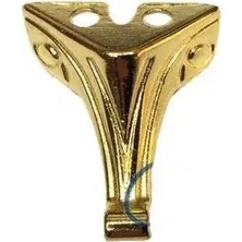 Mbb E-Ticaret Moda Ahşap Sandık Ayağı, Kutu Ayak 2,5 cm - Sarı, 100 Adet