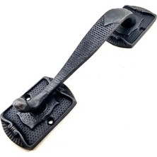 Mbb E-Ticaret Antika Tarz Dekoratif Pirinç Ayak Tip Büyük Kapı Çekme Kolu - 220X50MM, Oksit