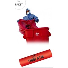Mbb E-Ticaret Büyük Boy 65 x 80 cm 300 gr 10 Lu Rulo x 10 Paket = 100 Adet (Kırmızı-Siyah Baskılı)