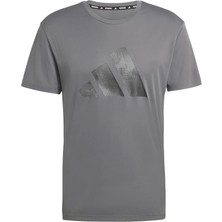 Adidas Run Ess Bl T M KC4275 Gri Tişört