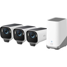 Eufycam S3 Pro + Homebase 3'lü Set