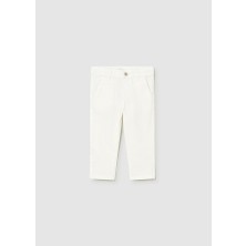 Zıpır Mayoral Erkek Bebek Gabardin Pantolon Beyaz 522