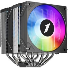 1ST Player CRYO CY12LD Siyah 2X120MM 4PIN PWM+3PIN ARGB AM5/LGA1851 Kule Tipi İşlemci Hava Soğutucu