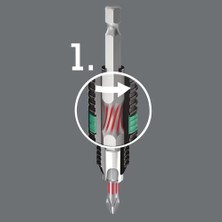 Wera 851/1 Btz Bits, Ph 2 x 25 mm