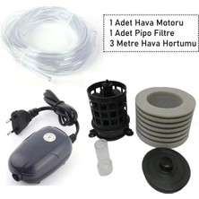 Atılım Akvaryum Hamburg Pipo , Hava Motoru ve Hava Hortum Set