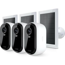 Arlo Essential 3'lü 3'lü Set, Güneş Panelli