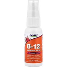 Now Foods Liposomal Spray B-12 1000 Mcg + Folic Acid + Tmg 59 Ml.