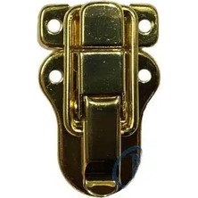 Mbb E-Ticaret Sandık, Kutu Klipsi, Ön Kilidi - 48X30MM, Altın, 1 Adet
