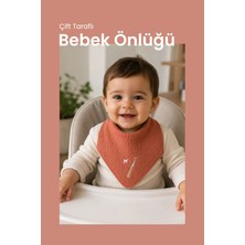 Çift Taraflı Bebek Önlüğü ( Önlük Mama Önlüğü Salya Bezi)